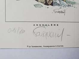 Ex-Libris signé FOURQUEMIN numéroté 018/200