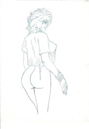 José María Martín Sauri - Playboy Girl #3 - Original Illustration