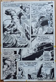 Gene Colan - Captain America #129 p 3 par Gene Colan & Dick Ayers (1970) - Comic Strip