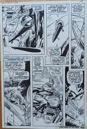 Gene Colan - Captain America #129 p 7 par Gene Colan & Dick Ayers (1970) - Planche originale