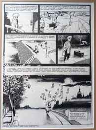 Frank Le Gall - Le Gall - Planche Valry Bonpain - Comic Strip