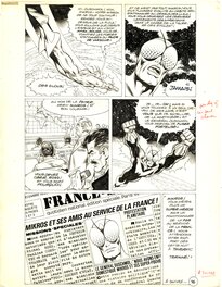 Jean-Yves Mitton - Mitton, Mikros, Planche n°44, Titans#83. Déc 1985 - Planche originale