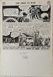 Joe Kubert - Our Army at War # 107 page 15 (1961) par Joe Kubert - Planche originale