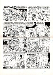 Planche originale - Chlorophylle (Tome 14) - Le combat des mages, planche 34