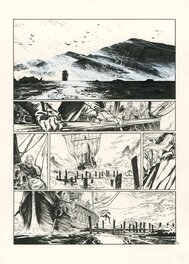 Robin Recht - Elric - Le loup blanc, Tome 03 - Planche originale