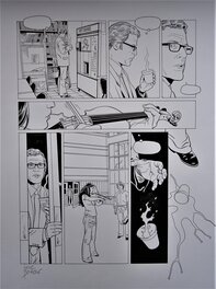 Marc Bourgne - Planche Originale 5 L’art du crime, La mélodie d’Ostelinda - Comic Strip