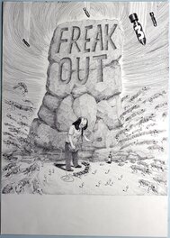 Ivan Brun - Freak Out - Illustration originale