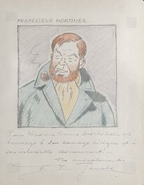 Edgar Pierre Jacobs - Dessin original Blake et Mortimer Galerie Nicolas Sanchez - Sketch