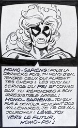 Jean-Yves Mitton Mikros Titans 68 planche orignale comic art c1