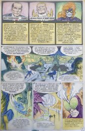 Jean-Yves Mitton Mikros Titans 68 planche orignale comic art f1