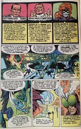 Jean-Yves Mitton Mikros Titans 68 planche orignale comic art f1