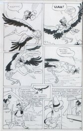 Pier Lorenzo De Vita - Pier Lorenzo DE VITA, Paperino di Munchausen, 1958 - Comic Strip