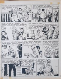 Gérald Forton - Planche originale Bob Morane Galerie Nicolas Sanchez - Comic Strip