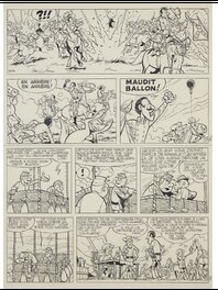 Willy Lambil - Les cavaliers du ciel - Planche originale