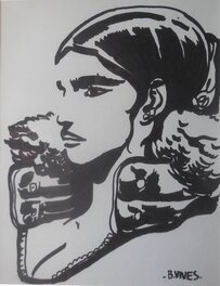 Bastien Vivès - Visage - Illustration originale