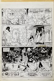 Jean Cezard - 1975 - Arthur le fantôme - Planche originale