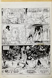 Jean Cezard - Arthur le fantôme - Planche originale