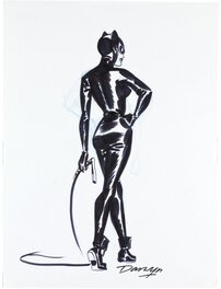 Darwyn Cooke - Darwyn Cooke Catwoman pinup - Illustration originale