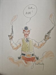 Dédicace de Dhondt dans Wanted, portrait de sang