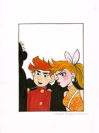 Benoît Feroumont - Spirou - Illustration originale