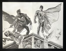 Lee Bermejo Batman Gotham Knights 50 cover and Superman tryout