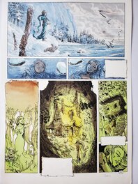 Planche originale - GORN T8 MON AMOUR, UN SOIR...   couleur directe