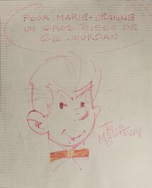 Maurice Tilleux - Dédicace Tillieux - Œuvre originale