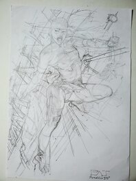 Patrizio Evangelisti - ELEKTRA - Original art