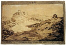 Peinture de Johann Wolfgang von Goethe datée du 14 décembre 1807 Peinture de Johann Wolfgang von Goethe datée du 14 décembre 1807