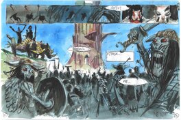 Simon Davis - 2000 AD prog 1982 & Slaine The Brutania Chronicles Book Three: Psychopomp Prelim Original Art - Œuvre originale