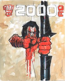 2000 AD prog 1987 Slaine Cover Prelim Original Art