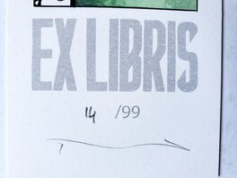 Ex-Libis numéroté et signé