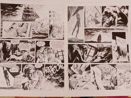 Jean-Yves Mitton - LES SURVIVANTS DE L ATLANTIQUE TOME 2 PLANCHE 21 & 22 - Comic Strip