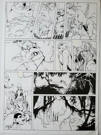 Planche originale - L'ANGEOLENDE  T2 LE MAÎTRE-MONTURE