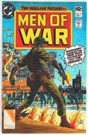 Joe Kubert - Men Of War #21 Cover Color Colour Guide Colorguide Colourguide by Tatjana Wood - Original Cover