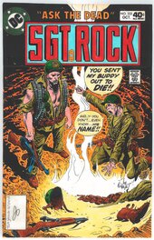 Joe Kubert - Sgt. Rock #333 Cover Color Colour Guide Colorguide Colourguide by Tatjana Wood - Couverture originale