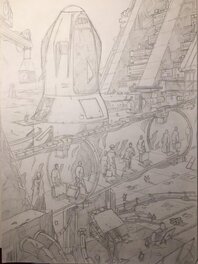 Bones - Bones - Blood Moon , crayonné planche 46 - Planche originale