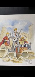 Christophe Alvès - Martin’s band - Illustration originale