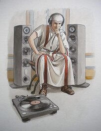 Thierry Démarez - Music antic - Original Illustration