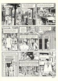 Antoine Aubin - Blake et Mortimer , Huit heures à Berlin - Comic Strip