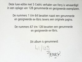 Bd en néerlandais n°41/128 signée : FERRY. Bd en néerlandais n°41/128 signée : FERRY.