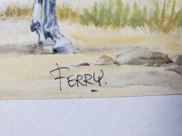 Ex-Libris signé FERRY Ex-Libris signé FERRY