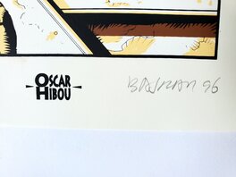 Serigraphe signée BAJRAM 96 Serigraphe signée BAJRAM 96