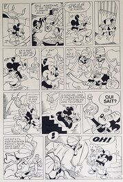 Claude Marin - Marin, Mickey Mouse, Les mille et uns ennuis, planche n°6, 1997. - Planche originale