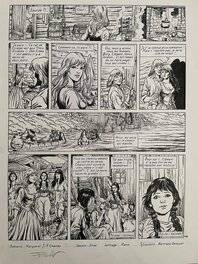 Les Pionniers du Nouveau Monde - Planche originale