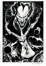 Gil Formosa - SILVER SURFER MEPHISTO - Planche originale