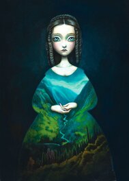 Benjamin Lacombe - Elenora - Illustration originale