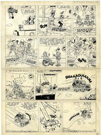 Marcel Denis - 1960 - Tif & Tondu, "Tif et Tondu à Hollywood" - Comic Strip