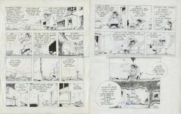 Frédéric Jannin - 1983 - Arnest Ringard et Augraphie - Planche originale