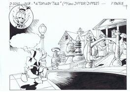 Daan Jippes - Donald Duck - A topiary tale - page 1A - Planche originale